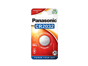 Батарейка Panasonic літієва CR2032 блістер 1 шт (CR-2032EL/4B)
