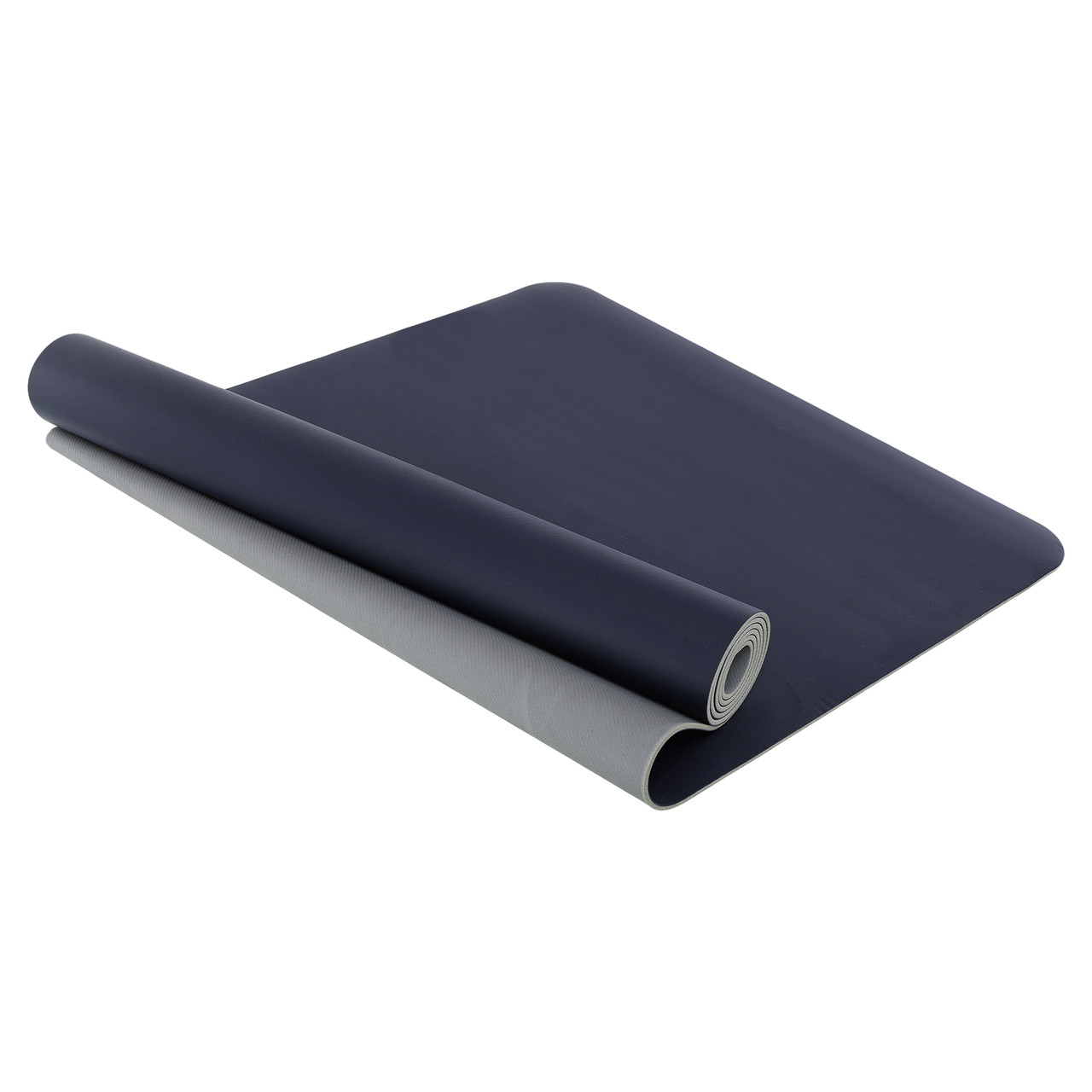 Килимок для йоги з PU гуми антибактеріальний Record чорний 183×68×0,4 см