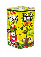 Набор для творчества выращивания растений "Grass monsters head" Danko Toys Желтый