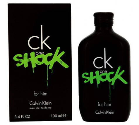 Calvin Klein CK One Shock for Him туалетна вода 100 ml. (Кельвін Кляйн Сі Кей Ван Шок Фор Хім), фото 2