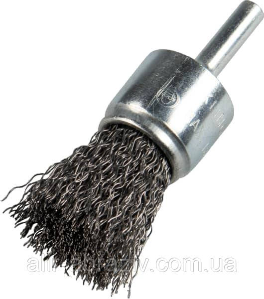 Пензлева щітка зі стрижнем, рифлений дріт BPS 600 W Klingspor 25x6 mm