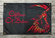Прапор Children Of Bodom - red logo 60х90 см