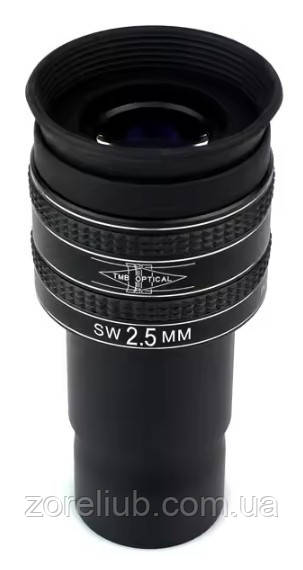 Окуляр TMB Planetary II 2.5 мм 1.25", поле зору 58, винос зіниці 15 мм, фото 1