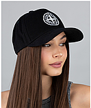 Бейсболка-трекерка жіноча літня розмір 56-59 чорний, фото 2