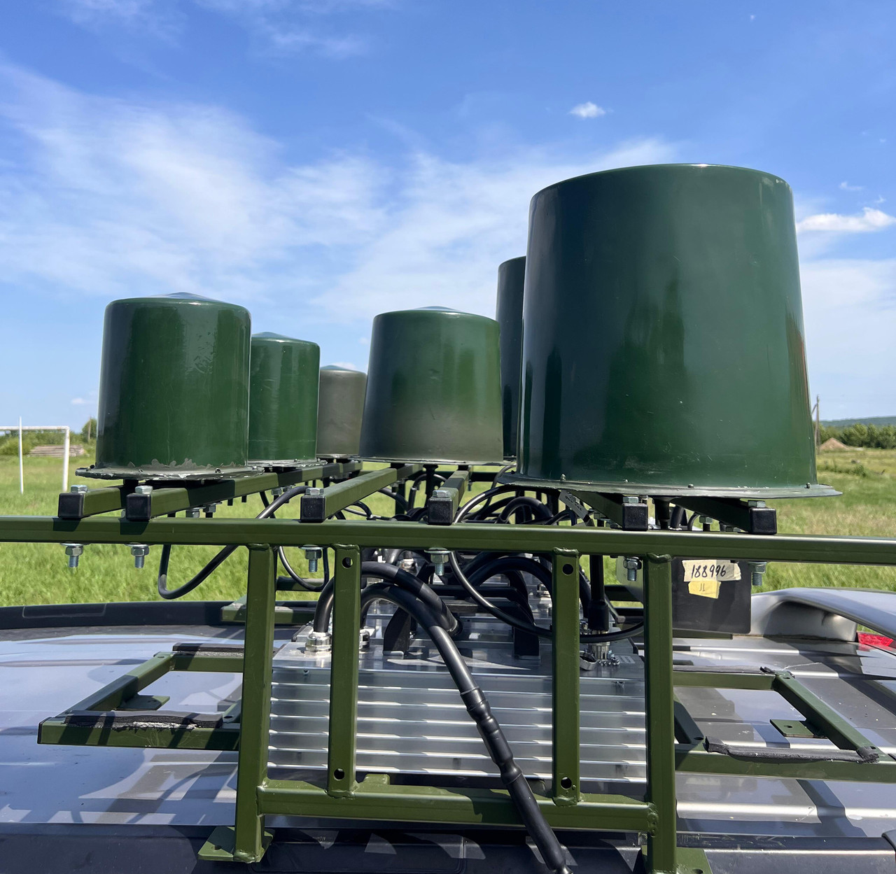 Купольний РЕБ на 5 діапазонів (392Мгц-1264Мгц; 2.4Ггц; 5.8 Ггц)