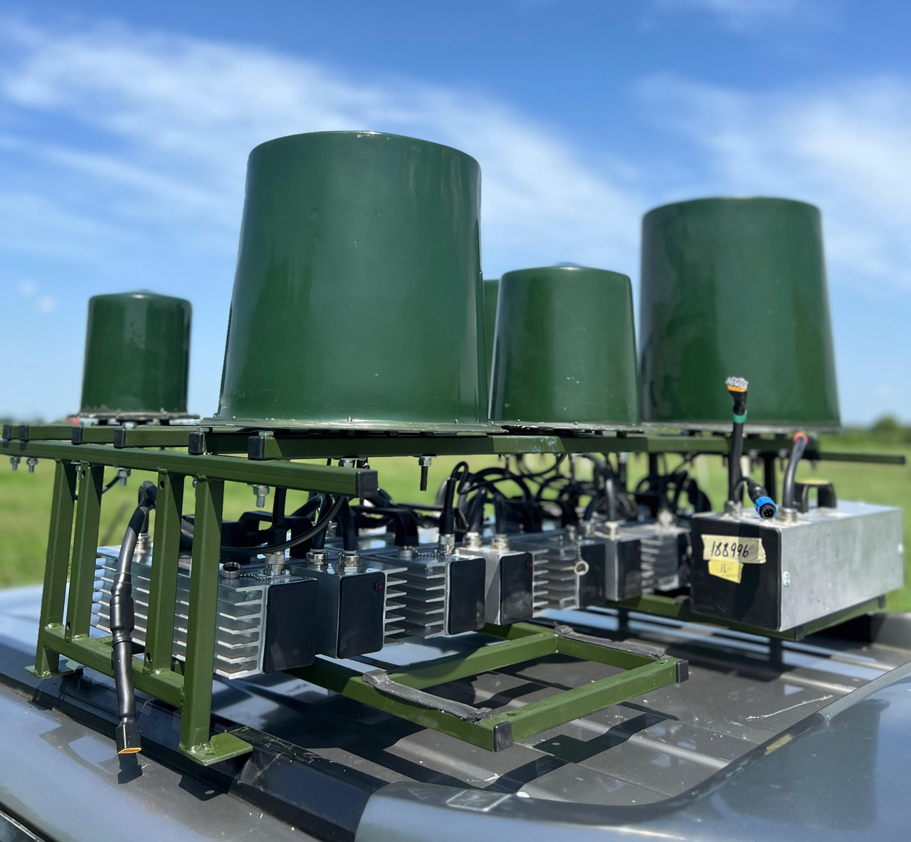 Купольний РЕБ на 3 діапазони (210Мгц - 718Мгц)