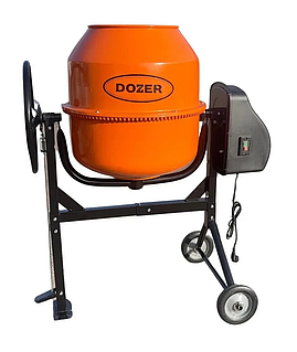 Бетономішалка 160 л 950 Вт DOZER B160 міцний гравітаційний електричний змішувач для бетону