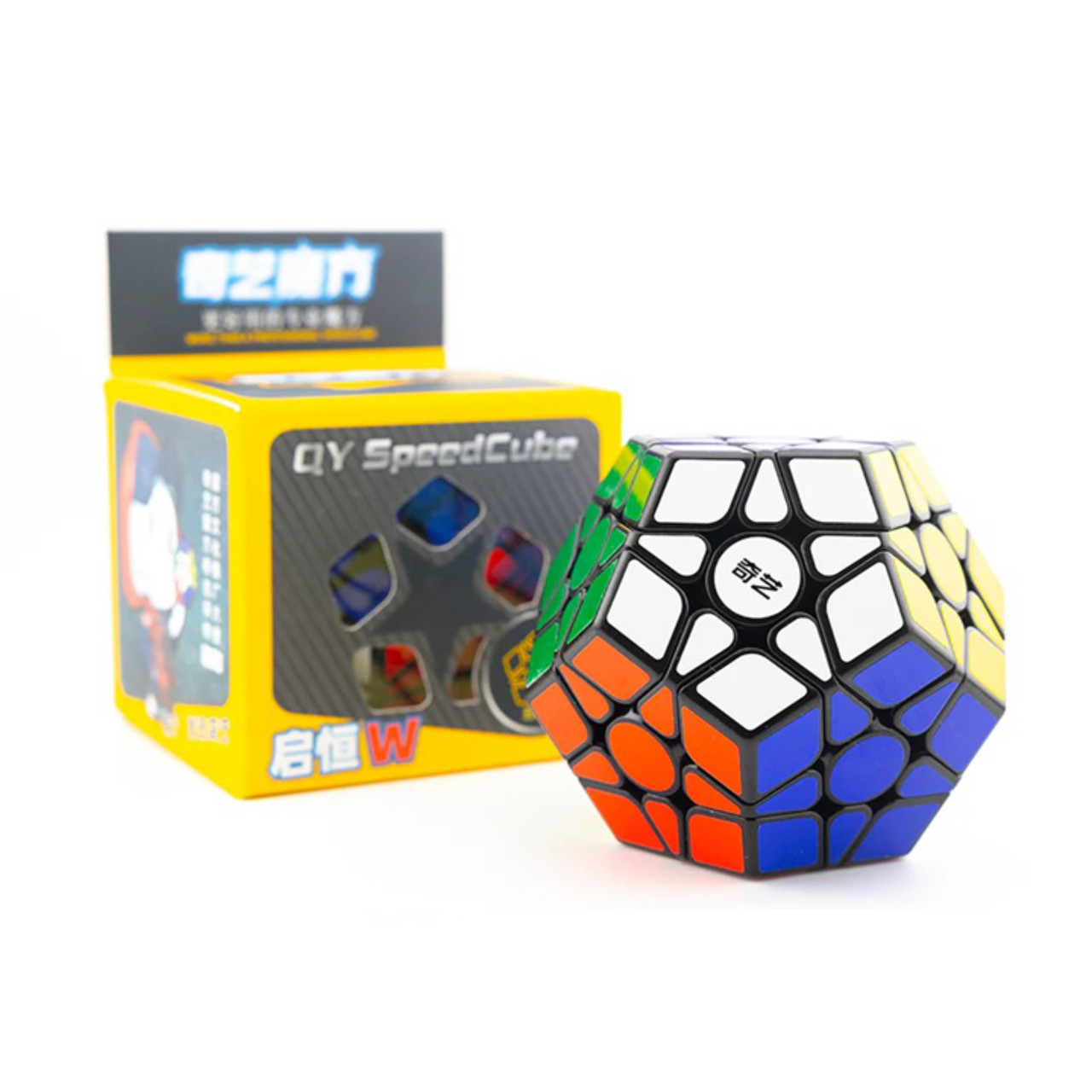 QiHeng W Megaminx black - Мегамінкс QiYi MoFangGe