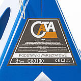 Стійки з подвійним механічним замком 3т CATA Mar-Pol C80100 для майстерні СТО Комплект 2 штуки B_2503, фото 7