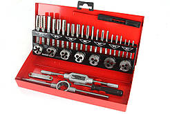 Комплект 32 штуки мітчиків плашок Mar-Pol M55873 + кейс B_2504