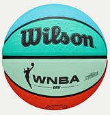 Баскетбольний м'яч Wilson WNBA DRV Bright Outdoor Basketball р 6 гумовий оригінал (WZ3016901XB6)