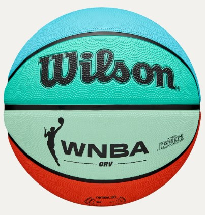 Баскетбольний м'яч Wilson WNBA DRV Bright Outdoor Basketball р 6 гумовий оригінал (WZ3016901XB6), фото 1