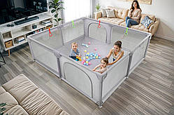 Манеж дитячий 180x200 см + ручки + 50 кульок COMFORT MAX сухий басейн для дітей B_2510