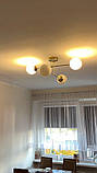 Стельова лампа Milo LED E27 Люстра підвісна з білими кулями для дому офісу B_2512, фото 8