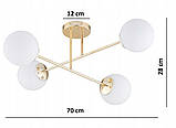 Стельова лампа Milo LED E27 Люстра підвісна з білими кулями для дому офісу B_2512, фото 10