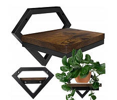 Підвісна полиця Ruhhy 24253 настінна підставка для квітів B_2514