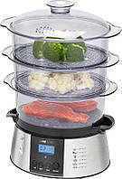 Пароварка триярусна Clatronic DG 3547 800 Вт електрична побутова для дома B_2530