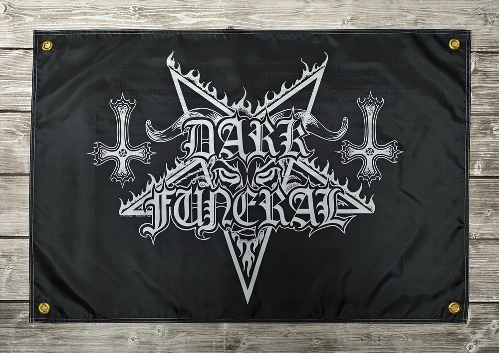 Прапор Dark Funeral - logo 60х90 см