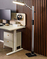 Світлодіодний світильник  AQUARIUS з диммером, металевий, темно-сірий