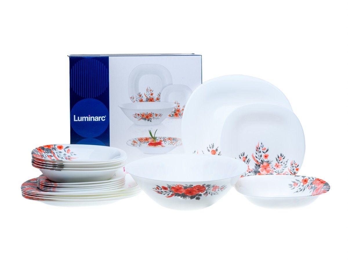 Столовий сервіз Luminarc Neo Carina Floralte 19 предметів V6295