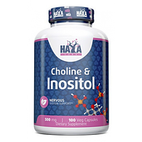 Вітаміни для пам'яті HayaLabs Холін + Інозитол Choline & Inositol - 100 капс