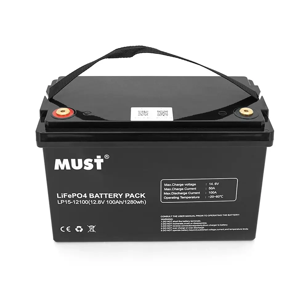 Акумуляторна батарея Must LiFePO4 LP15-12100 12.8V 100Ah, фото 1
