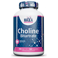 Вітаміни Холін HayaLabs Choline Bitartrate 500 мг - 100 капс