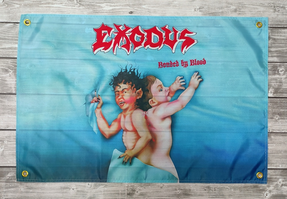 Прапор Exodus - Bonded By Blood 60х90 см