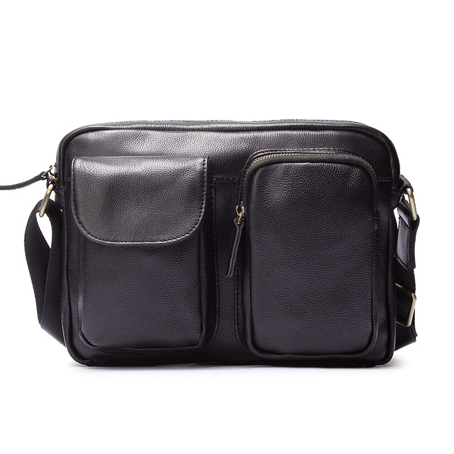 Сумка шкіряна чоловіча чорна арт.00272 Сумка шкіряна чоловіча чорна арт.00272