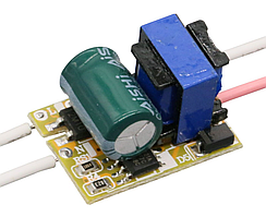 Драйвер світлодіода 1x2-3w 590ma, U вх 220v