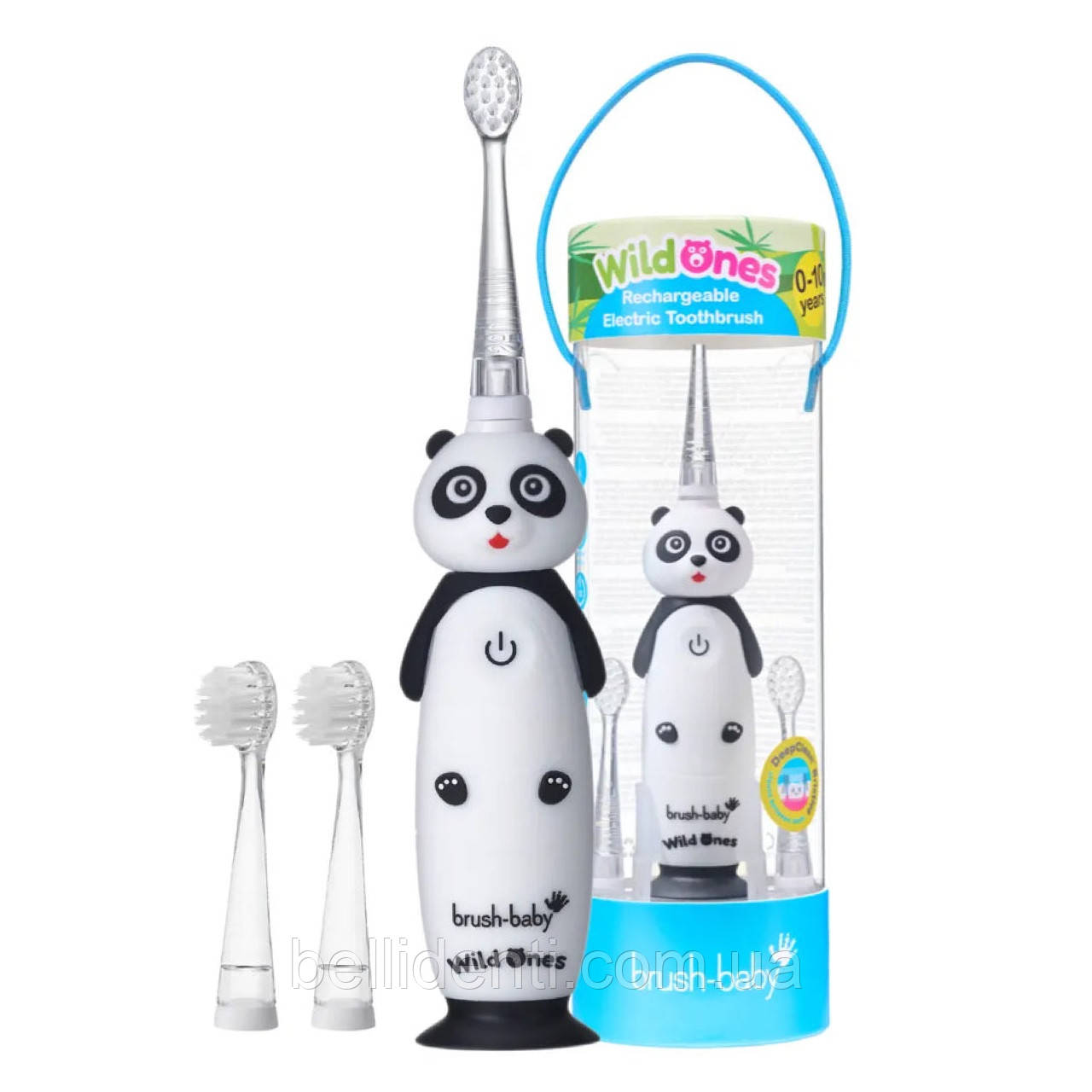 Звукова зубна щітка Brush Baby WildOnes Sonic (від 0 до 10 років) Панда