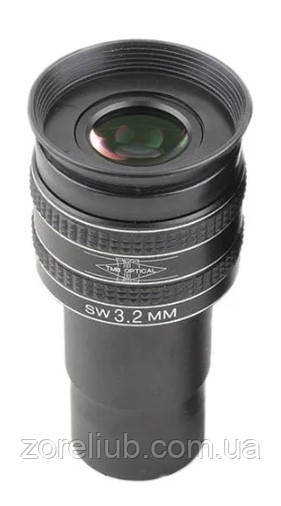 Окуляр TMB Planetary II 3.2 мм 1.25", поле зору 58, винос зіниці 15 мм