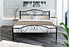 Ліжко Регіна 1200*2000, чорний, фото 4