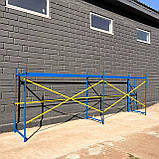 Будівельні рамні ліси риштування комплектація 2 х 6 м, діаметр труби 42 мм, фото 2