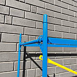 Будівельні рамні ліси риштування комплектація 2 х 6 м, діаметр труби 42 мм, фото 5