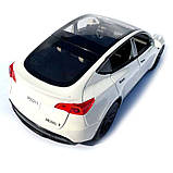 Машинка металева Tesla Model Y Електромобіль Тесла Модель Y біла 1:24 зарядна станція звук світло відч двері капот багажник гум, фото 4