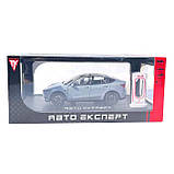 Машинка метал Tesla model Y електрокар сіра Тесла 1:24 відкр двері баг капот звук світло 19*6,5*8,5см (EL 70333), фото 9