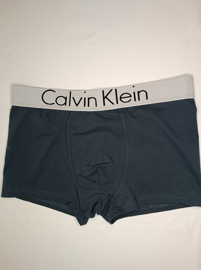 Модні сірі чоловічі труси боксери Calvin Klein, фото 1