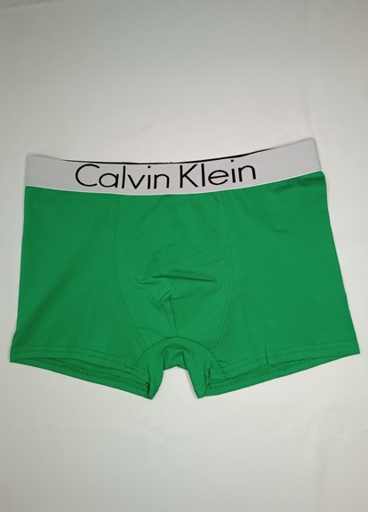 Модні зелені чоловічі труси боксери Calvin Klein, фото 1