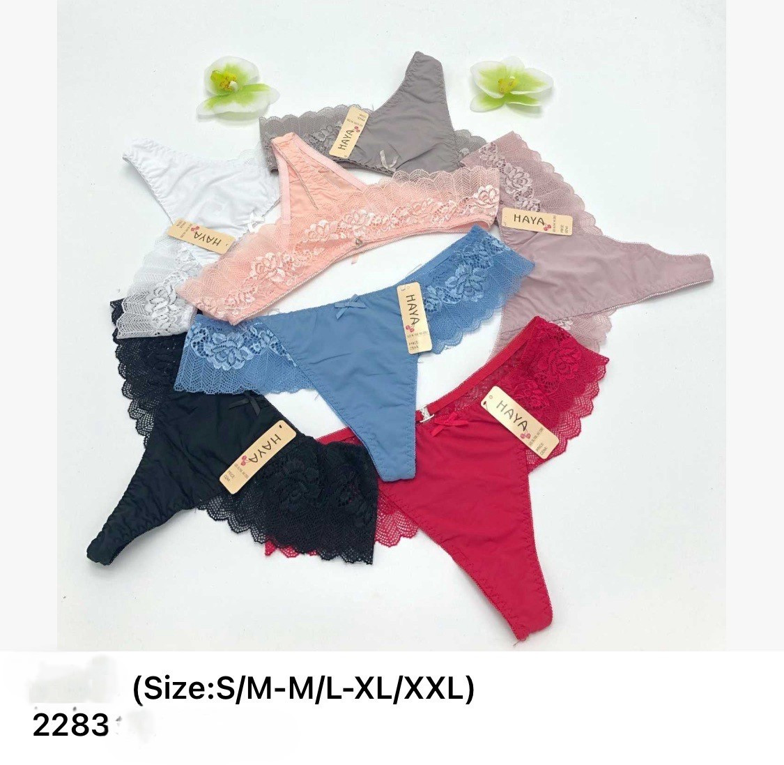 Стрінги жіночі мікрофибра з мереживом 42-50р 7 кольорів, фото 1