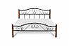 Ліжко Регіна Вуд 1200*2000, чорний, фото 3