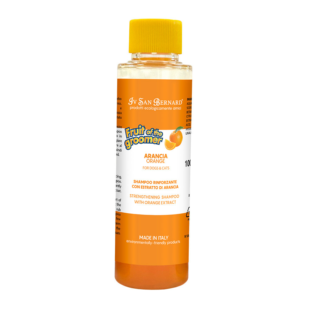 Шампунь для слабкої шерсті собак із силіконом Апельсин Iv San Bernard Orange 100 мл, фото 1