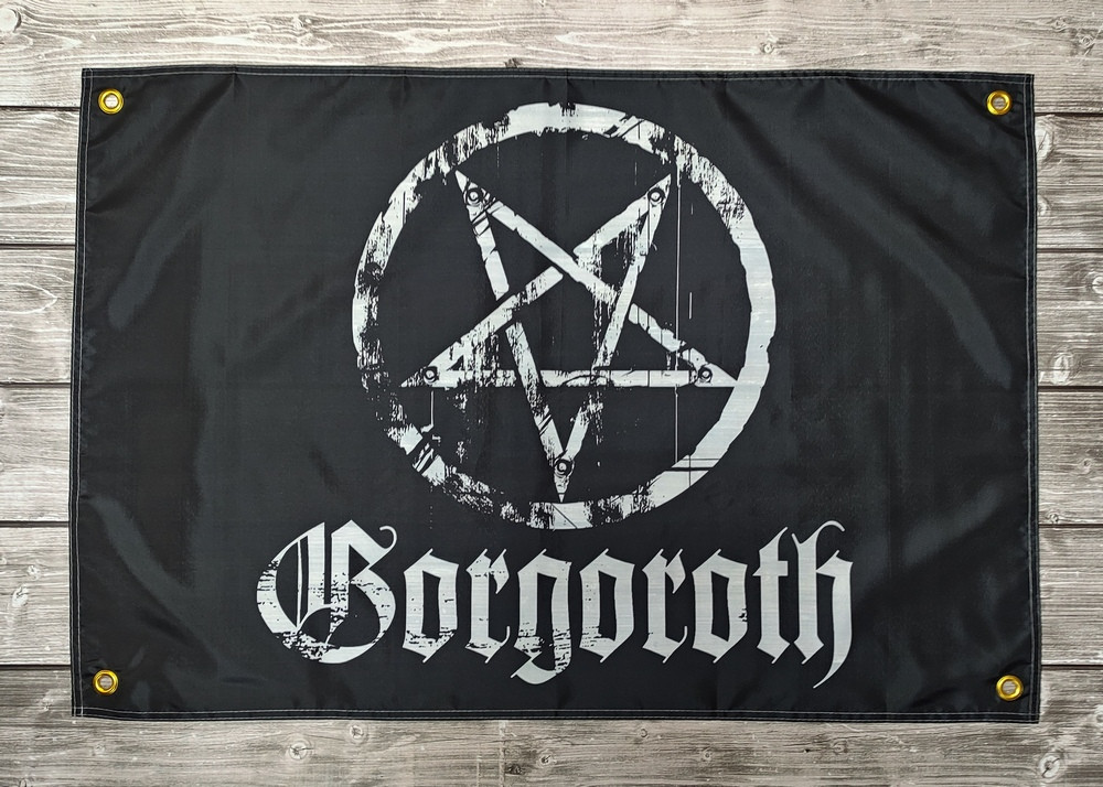 Прапор Gorgoroth - Pentagram 60х90 см