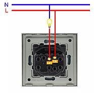 Подвійний вимикач 1DAL | Білий, 1+1 клавіша (P157-SW1GX2.WT), фото 8