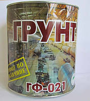 Грунт ГФ-021 сірий / 3 кг. / Хімтекс (бан.)