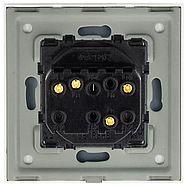 Потрійний вимикач 1DAL | Сірий, 2+2+2 клавіші (P228-SW2GX3.GR), фото 7