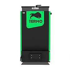 Твердопаливний котел ZUBR Termo 25 кВт 5 мм шахтний типу Холмова з регулятором тяги, фото 3