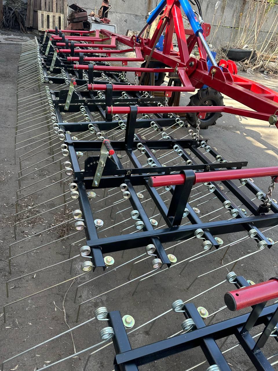 Борона пружинна навісна ЗБР-9 (гідравлічна), ширина захвату 9 м