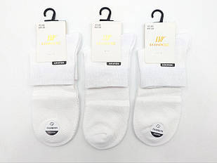 Чоловічі середні шкарпетки ECO SOCKS з рубчиком та вишитим логотипом S, розмір 40–45, 10 пар/уп.