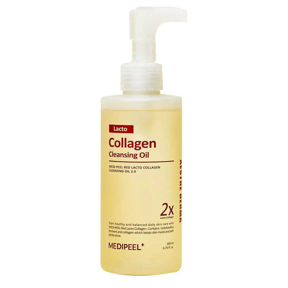 Гідрофільна олія для обличчя MEDIPEEL Red Lacto Collagen Cleansing Oil 2.0 200 мл з лактобактеріями